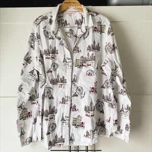 Victoria’s Secret flannel pajama top